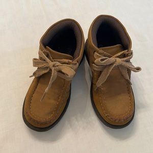 Gymboree Harvest Suede Brown Lace Up Ankle Boots Shoes Size 12 Toddler Boys